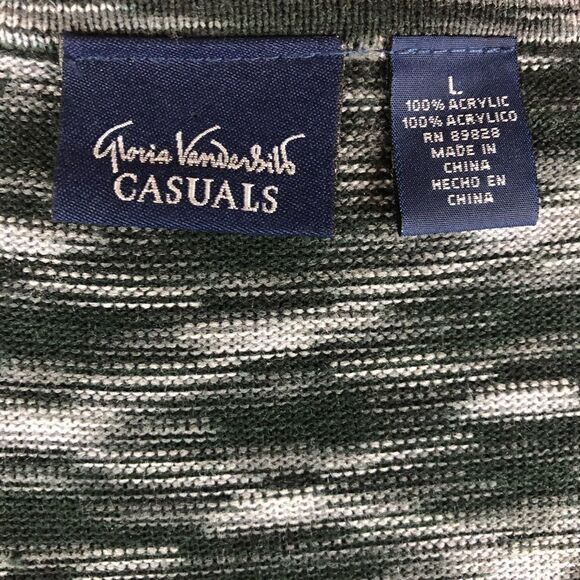 Gloria Vanderbilt Cardigan Style Sweater Top - Picture 6 of 6